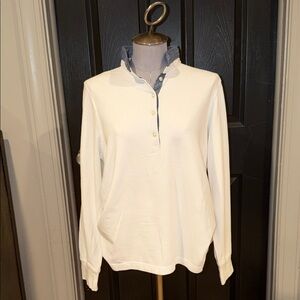 Tommy Hilfiger Ruffle Collar Shirt Sz. XL